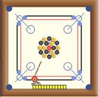 Carrom Game Board Large Sports & Outdoors